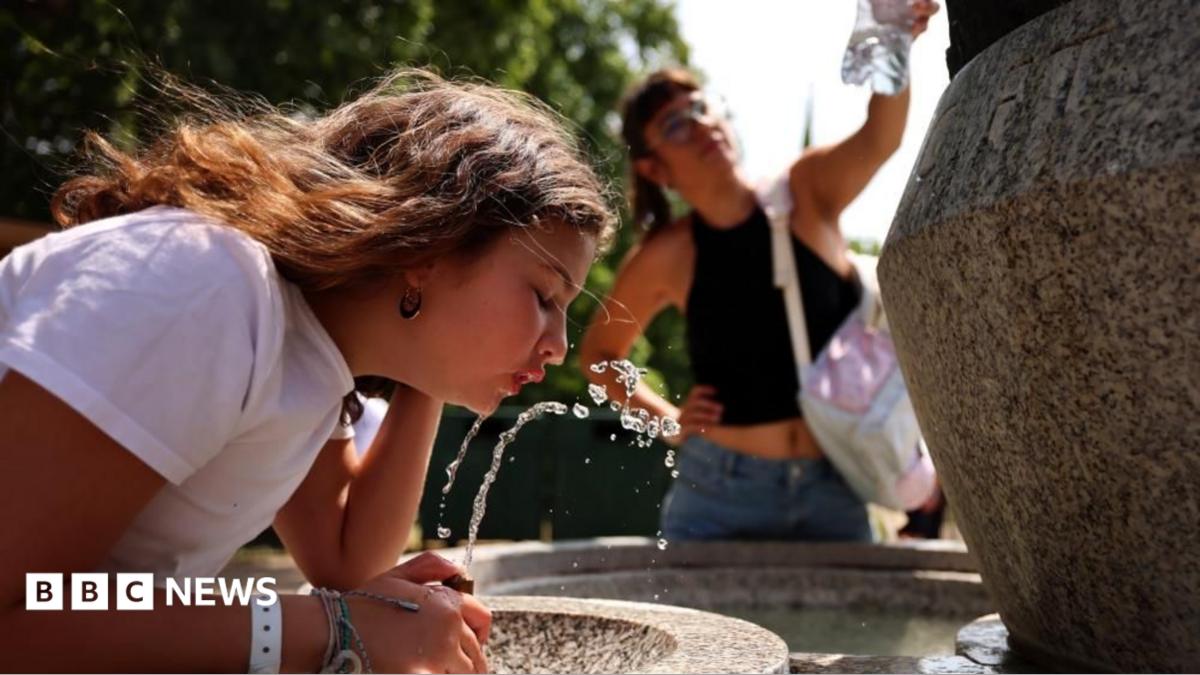 June heat record broken for third day in a row as wildfires burn and areas on alert for flash floods