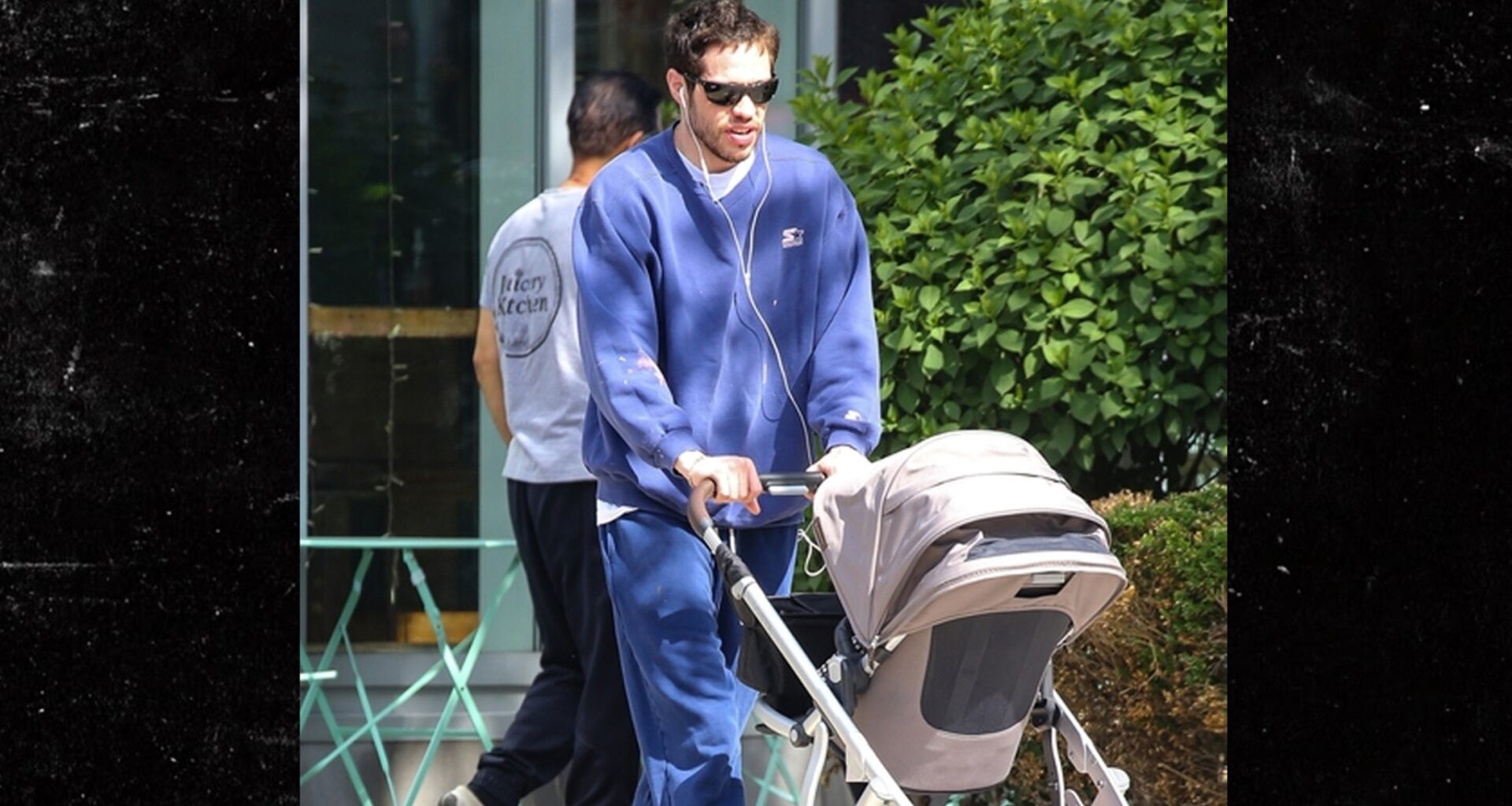 Pete Davidson Spotted Pushing Daughter in Stroller in New York City