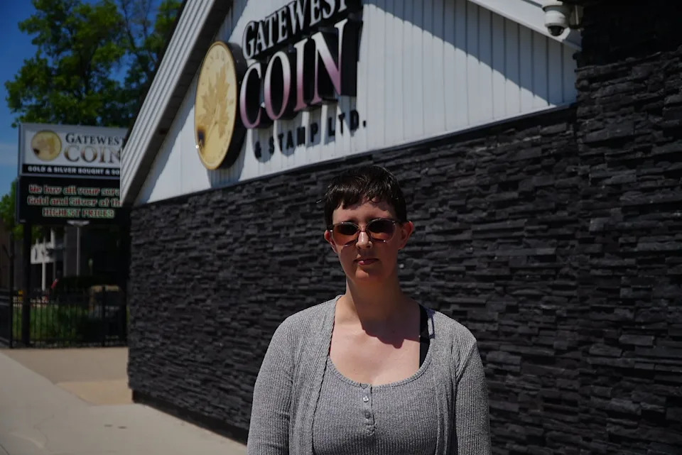 Jasmine Allen, vice-president of Gatewest Coin, says the incident has impacted the store's charity work.