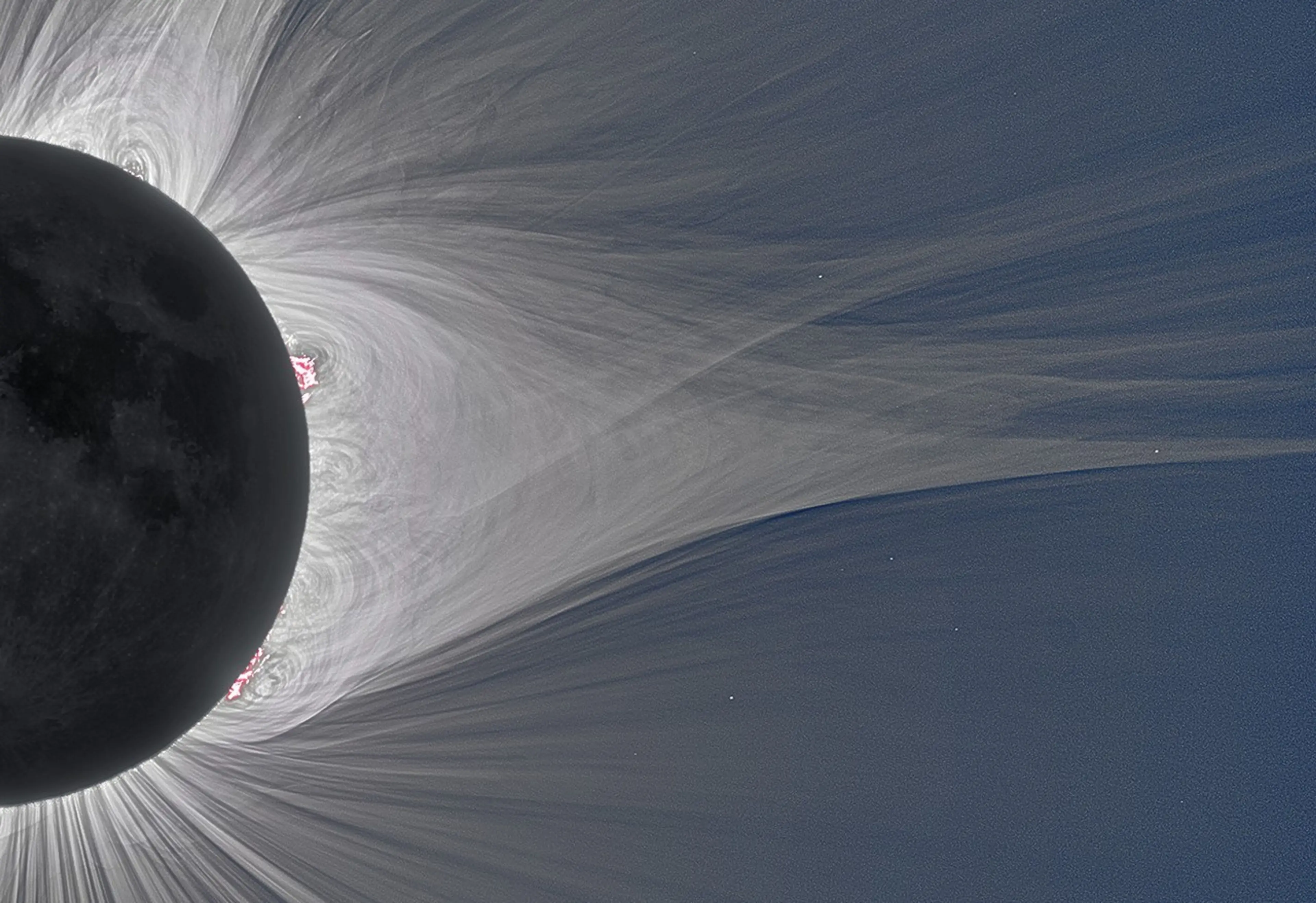 It's understood that this record-breaking burst came from a helmet streamer within the Sun's atmosphere (Miloslav Druckmüller, Peter Aniol, Shadia Habbal/NASA Goddard, Joy Ng)