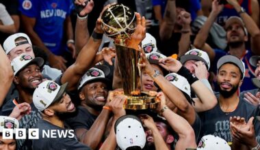 New York Knicks win NBA championship for first time in over 50 years - BBC