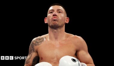 Liam Williams before a fight in 2024