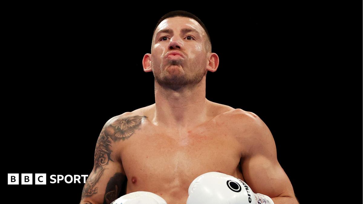 Liam Williams before a fight in 2024