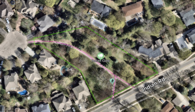 Aerial view of Indian Gate Park, to be renamed Constable Marc Pinizzotto Park