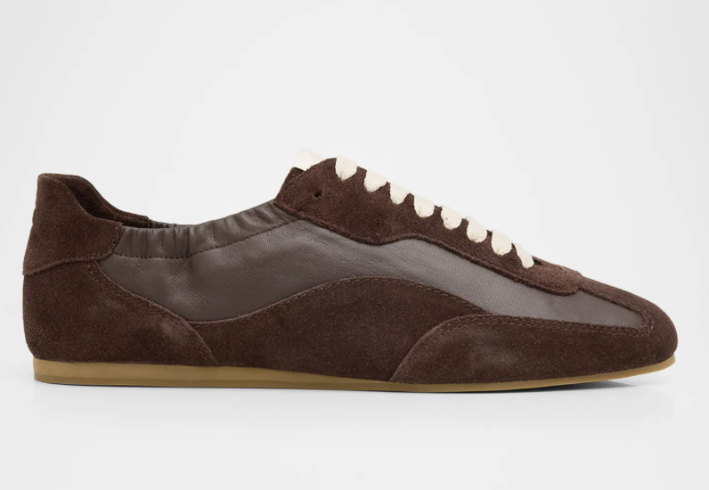 Simkhai, Georgie Suede and Leather Low-Top Sneakers