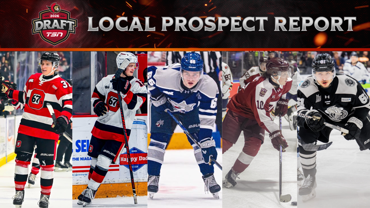 Two 67’s forwards headline local prospect pool for 2026 NHL Entry Draft