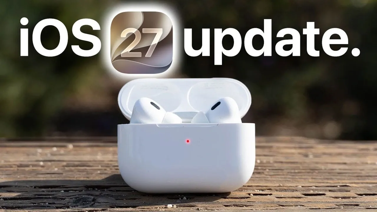 AirPods equalizer settings menu on an iPhone running iOS 27