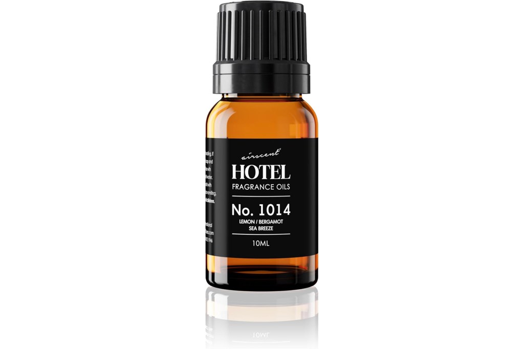 Illustration of Airscent Hotel Fragrance Oils No. 1014 (Lemon/Bergamot, Sea Breeze) 10ML bottle.