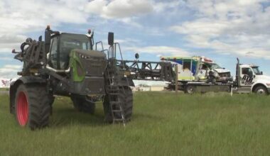 Stars airlifts patient to hospital after his ambulance, tractor collide north of Calgary
