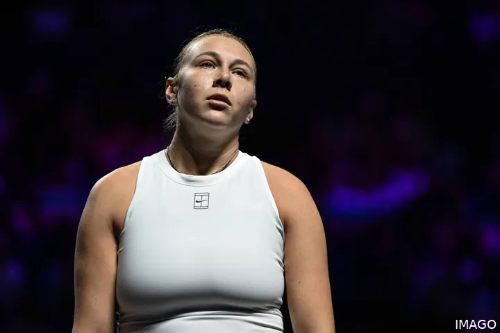Amanda Anisimova on her WTA Finals debut.