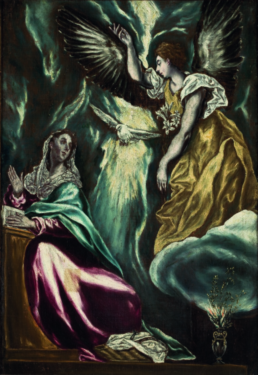 Annunciation, El Grego, c. 1600. Source: São Paulo Museum of Art