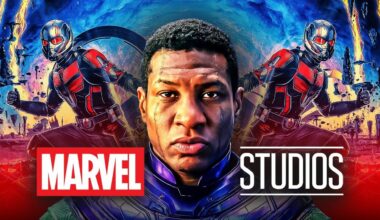 Jonathan Majors Kang, Ant-Man and the Wasp: Quantumania, Marvel Studios Logo.