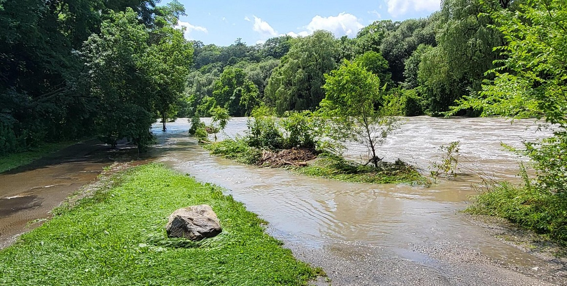 flooding of Humber River in July 2024
