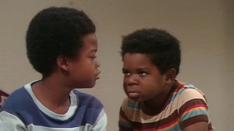 Arnold glaring at Willis