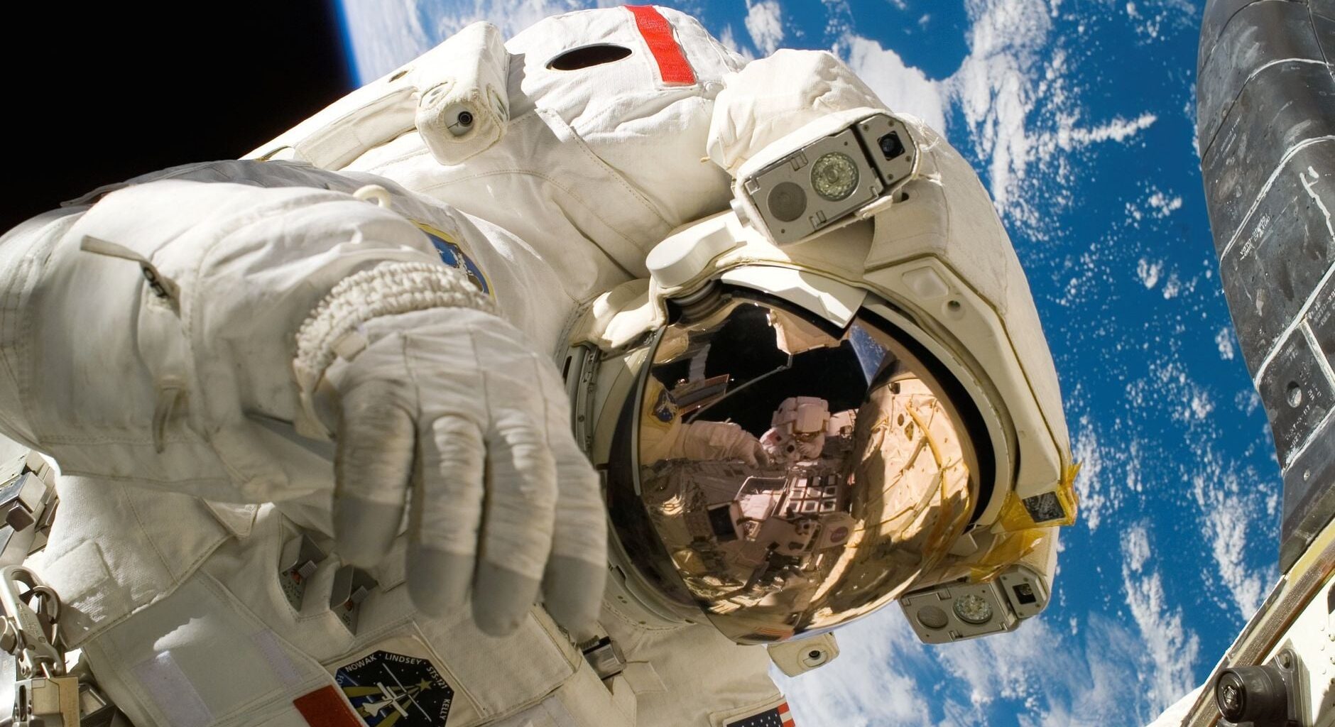 Astronauts aboard the International Space Station can see flashes of light even with their eyes closed — not from light entering the eye, but from high-energy space particles passing through their body and triggering the retina or visual pathway directly.