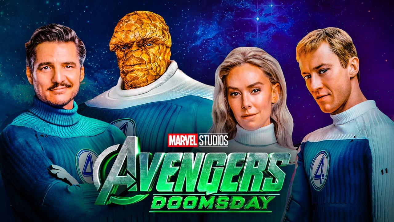 Avengers Doomsday logo, Fantastic Four members in the MCU