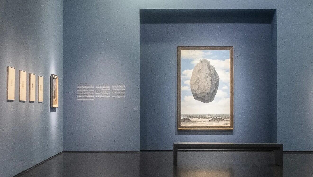 Magritte masterpiece at Israel Museum being repaired after pinecone puncture