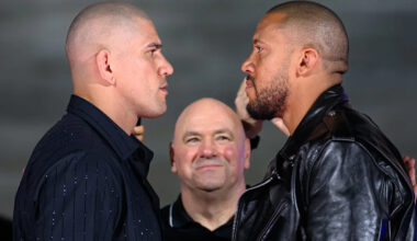 UFC White House video: Alex Pereira vs. Ciryl Gane final presser faceoff