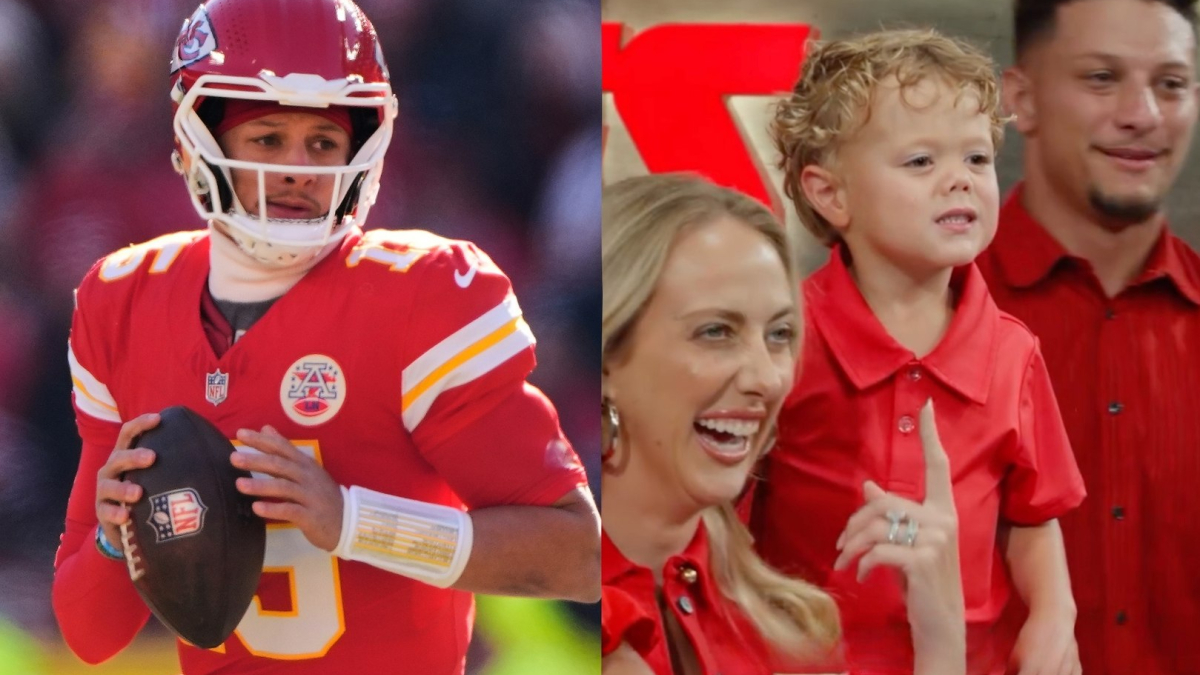 "Bronze" Mahomes steals the show during Patrick’s historic contract extension