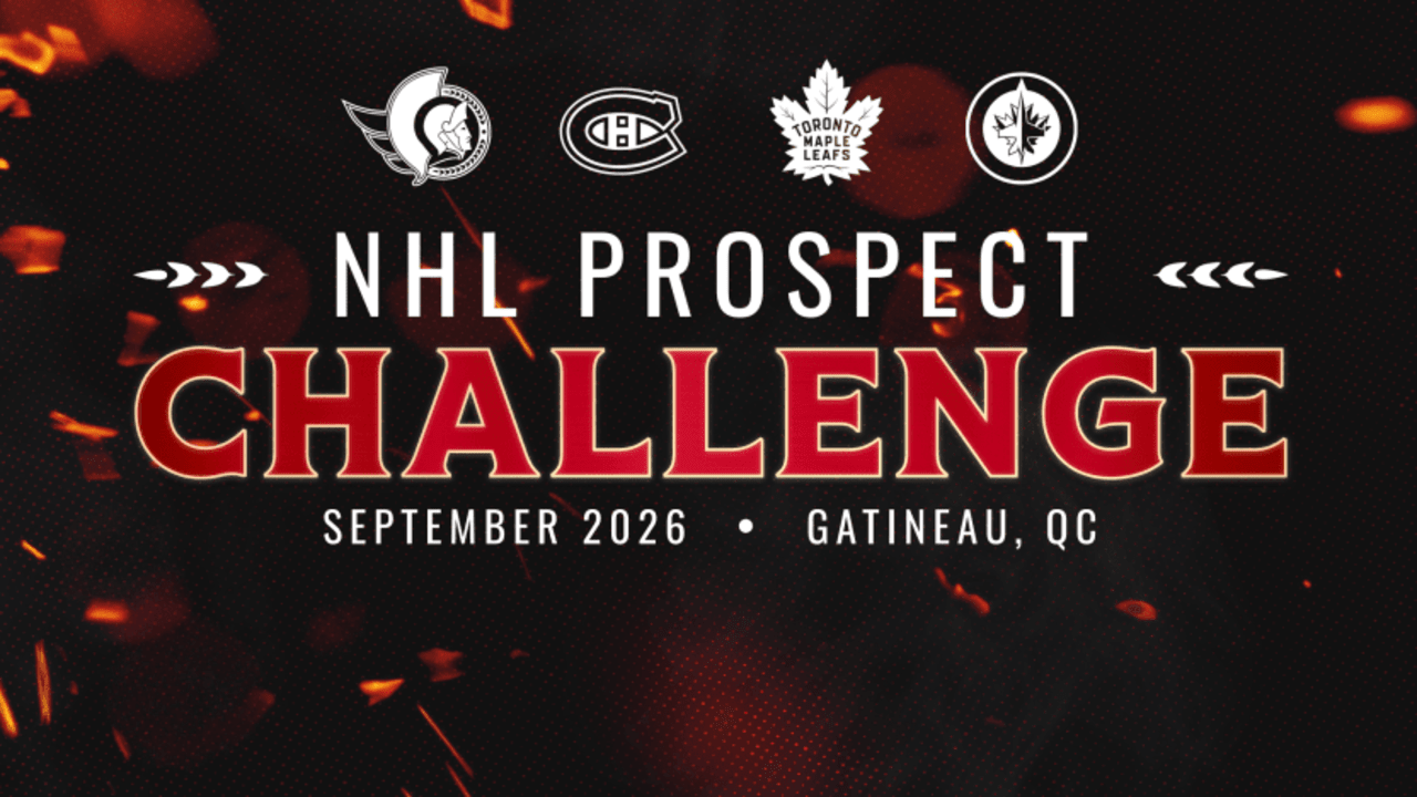 Ottawa Senators to hold the NHL Prospect Challenge on Sept. 12-13, 2026