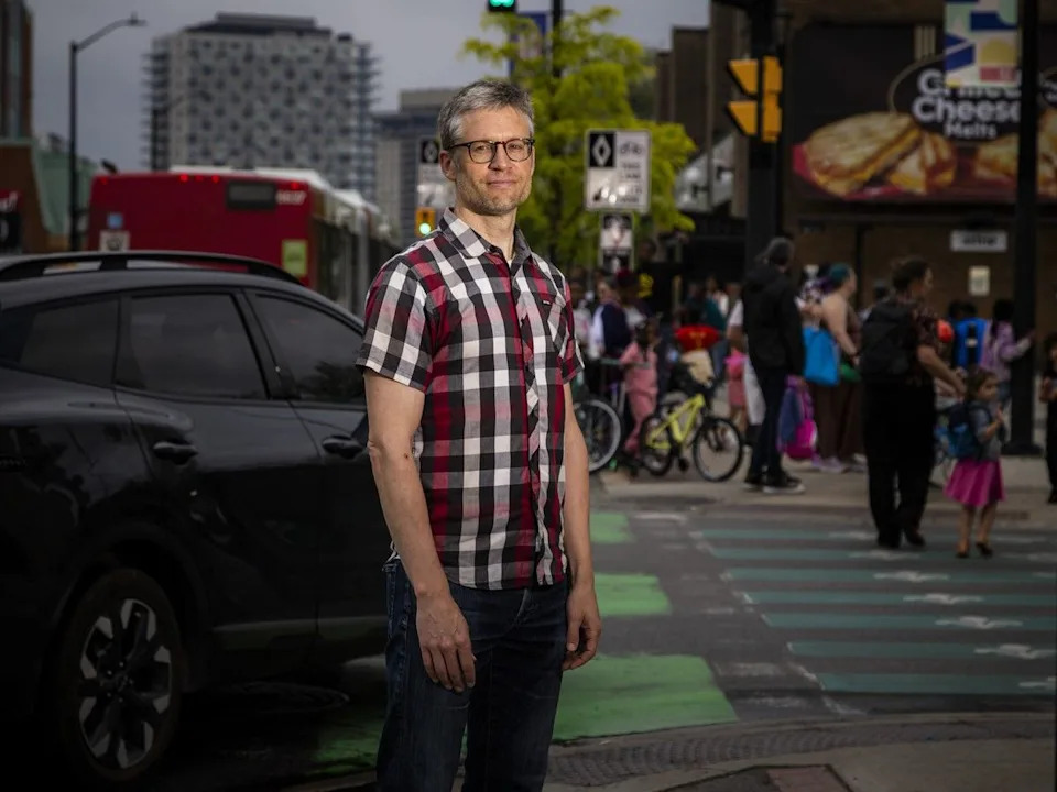 William van Geest, executive director of Ecology Ottawa, says the City of Ottawa continues to build roads and intersections that inherently prioritize drivers.