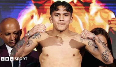 Jesse Rodriguez at a weigh-in