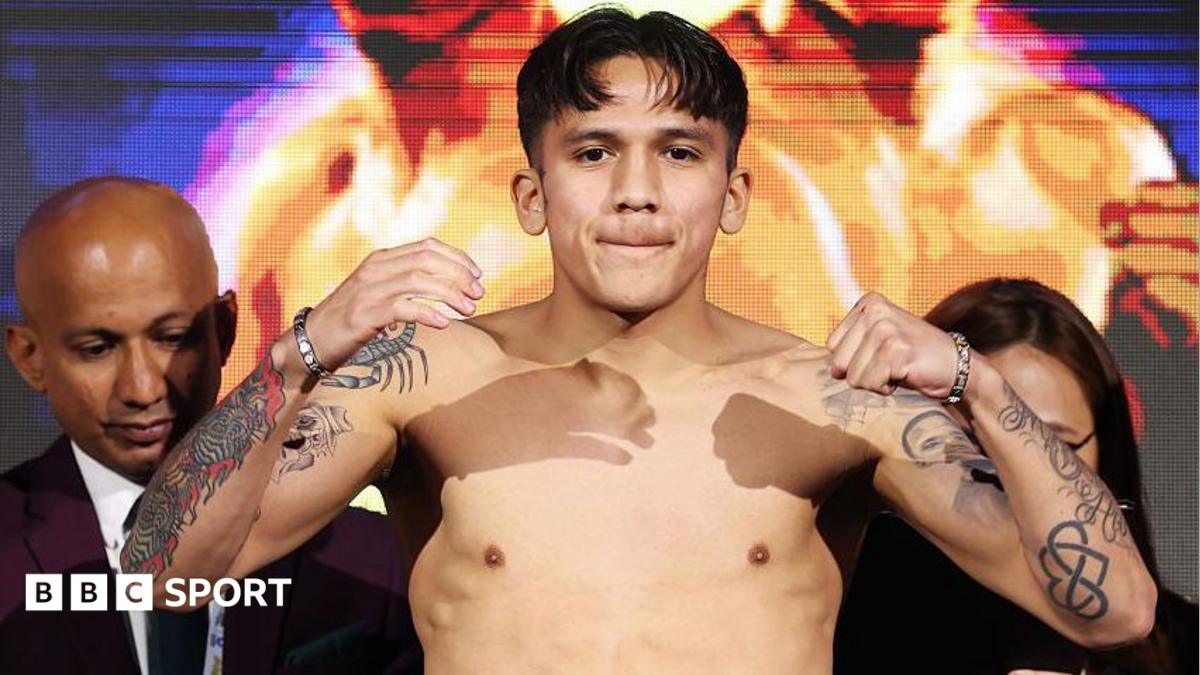 Jesse Rodriguez at a weigh-in
