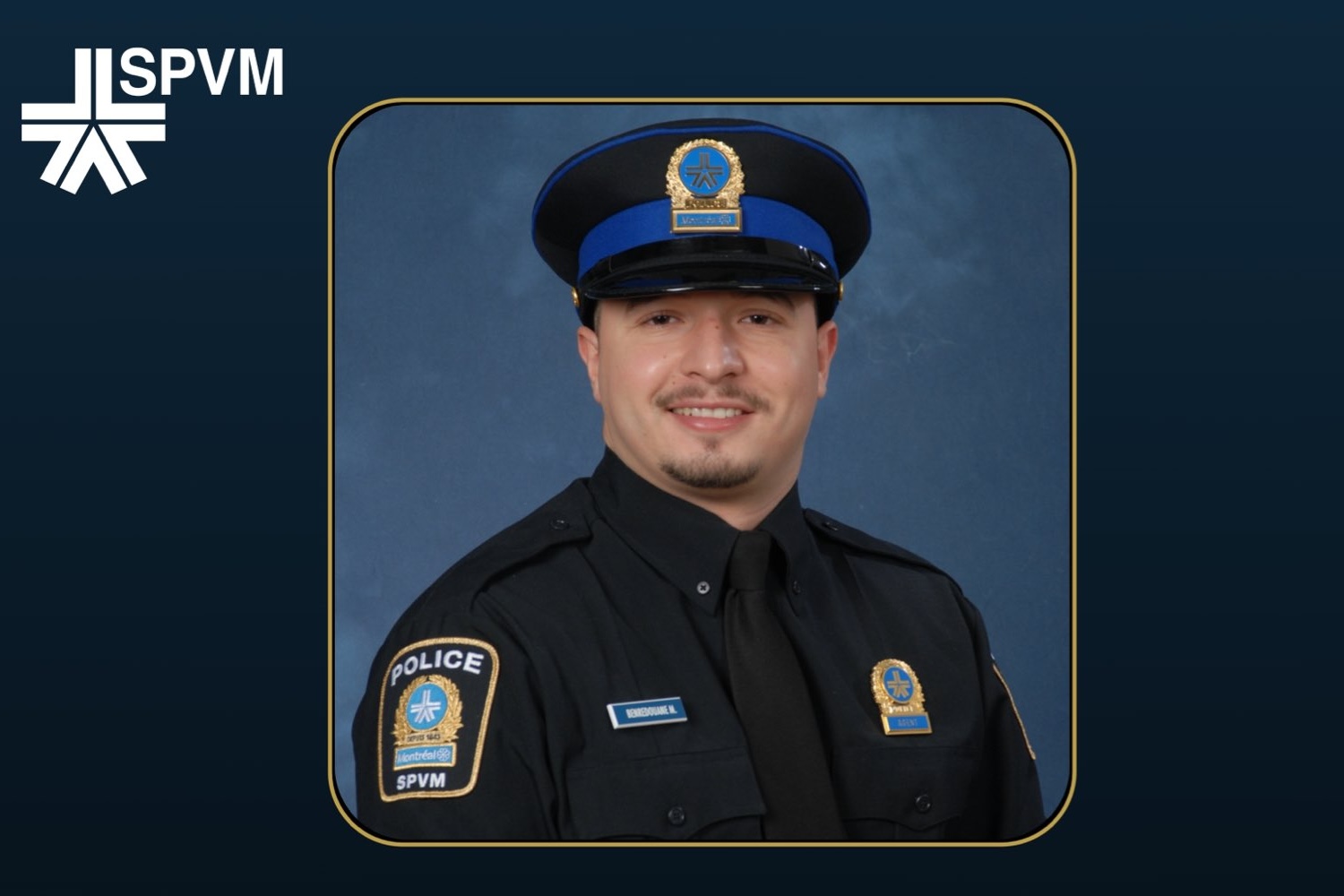 Police photo of fallen officer.