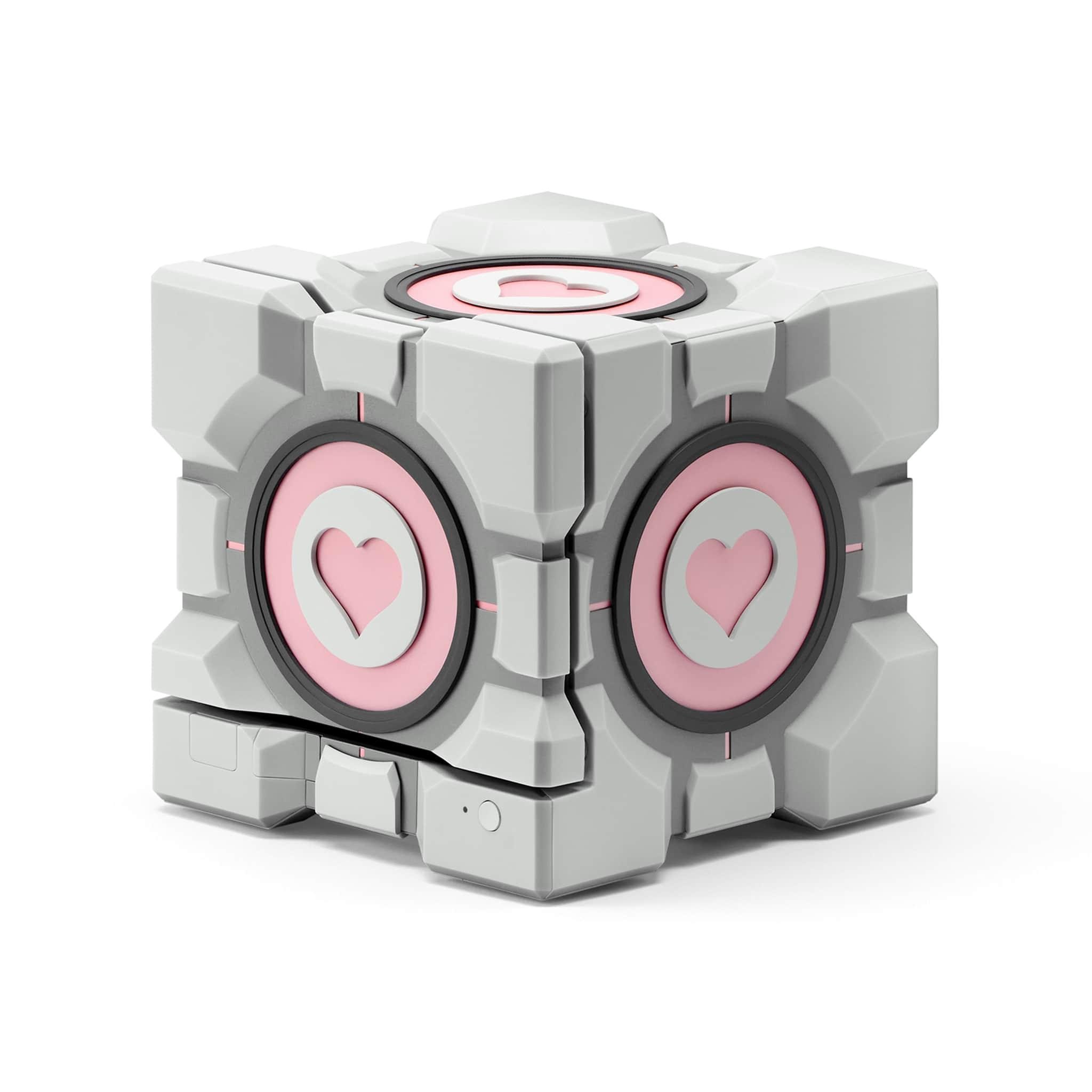 Render of Dbrand Companion Cube skin for the Steam Machine