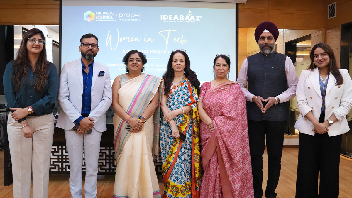 BML Munjal University and Ideabaaz launch Women in Tech Accelerator Program