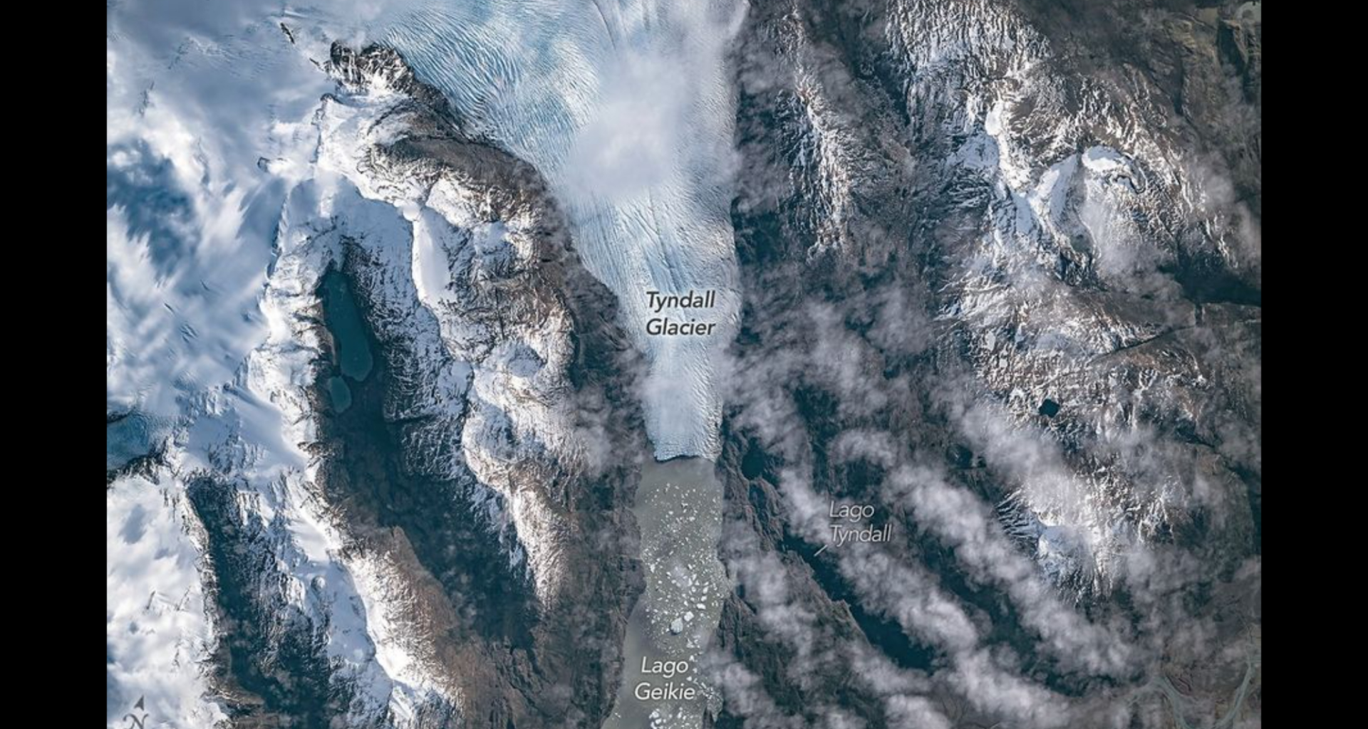 Astronauts watch from space as ice splinters from a glacier photo of the day for June 11, 2026