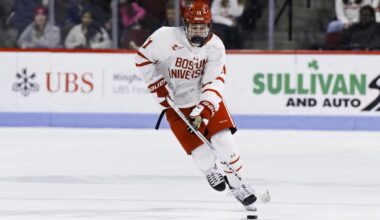 Lawrence elevated game, NHL Draft profile after joining Boston University