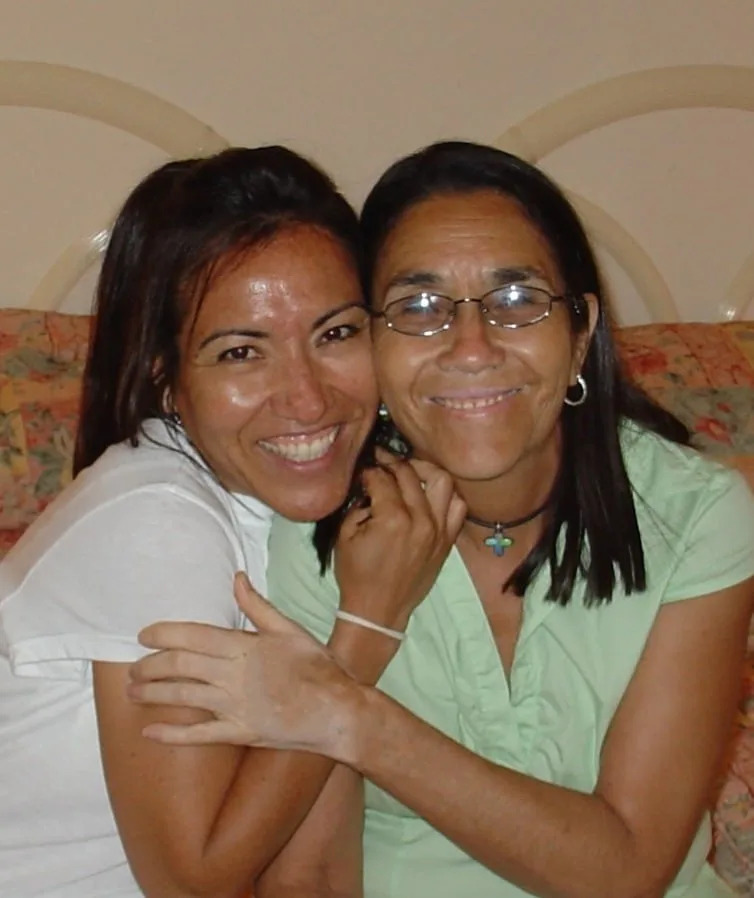 La Crescenta, Calif., resident María Garay-Serratos (left) with her mother María Pánfila Garay, who passed away in 2015 and was later confirmed to have been suffering from CTE after enduring decades of domestic violence.
