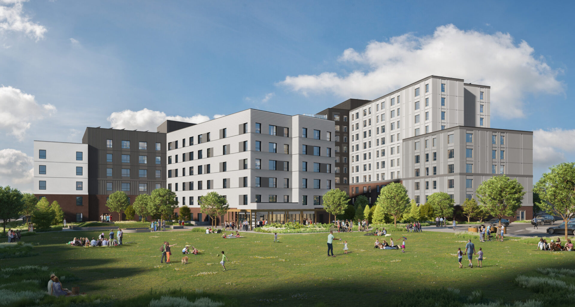 Construction underway on large affordable housing development in SE Calgary