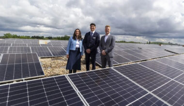 Leading windowmaker lets the sun in: Unveils massive rooftop solar field at Edmonton facility
