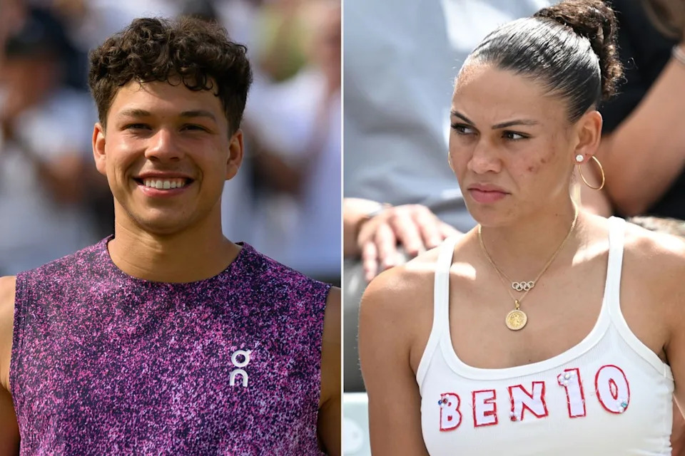 Ben Shelton; Trinity RodmanCredit: Christian Kaspar-Bartke/Getty; Marijan Murat/picture alliance via Getty