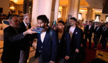 Iran's soccer team leaves for World Cup as some officials still await US visas
