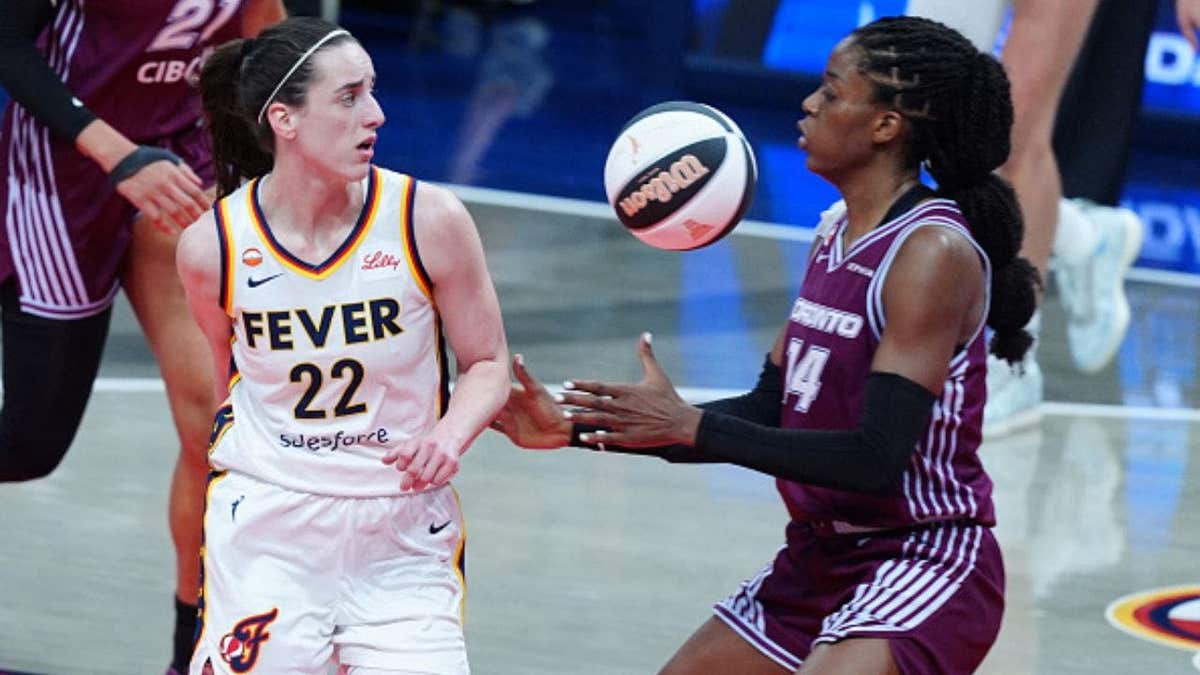 Caitlin Clark ran absolute circles around the Toronto Tempo during another dominant night in Indy. (Photo by Brian Spurlock/Icon Sportswire via Getty Images)