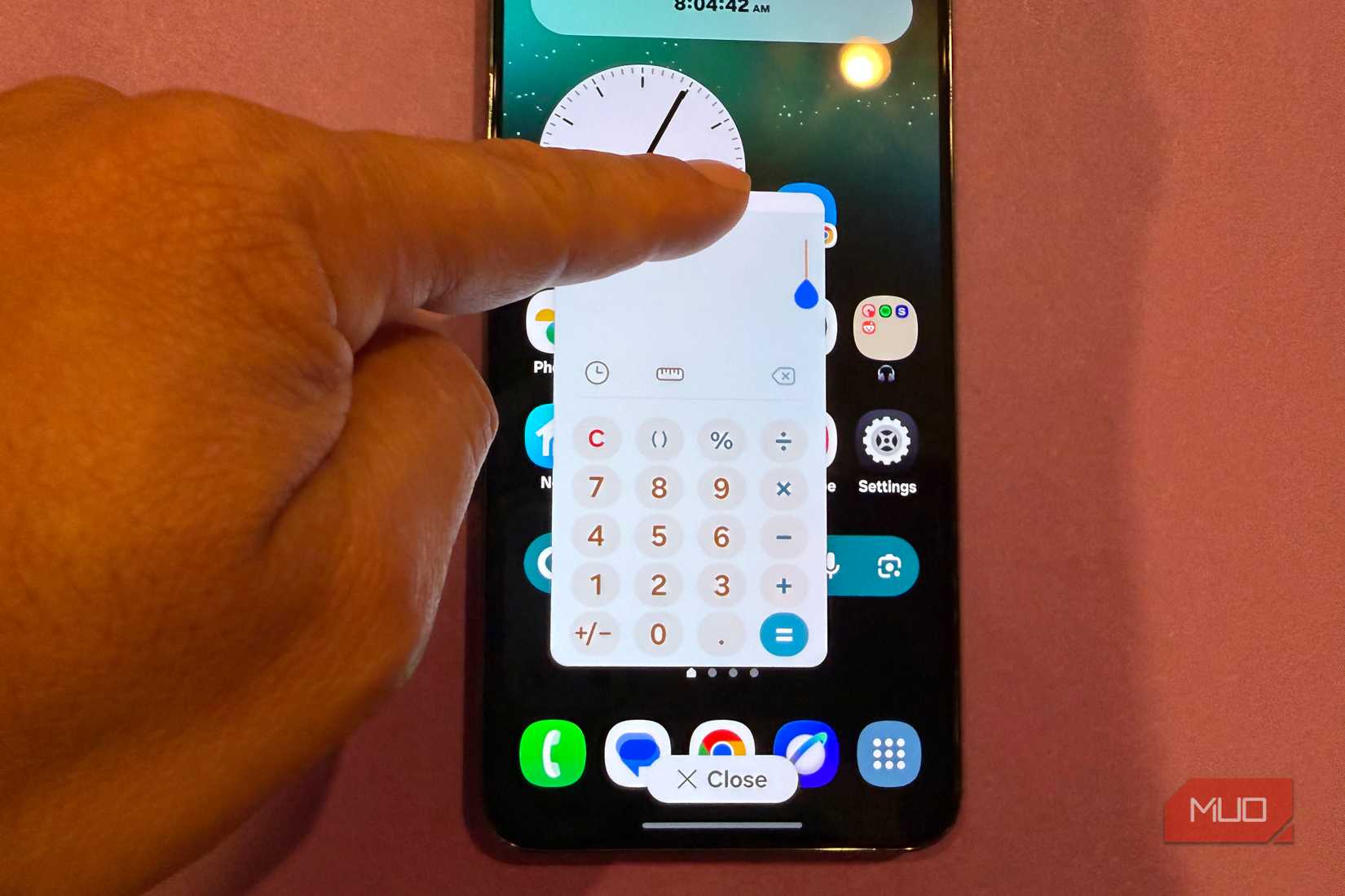 floating calculator