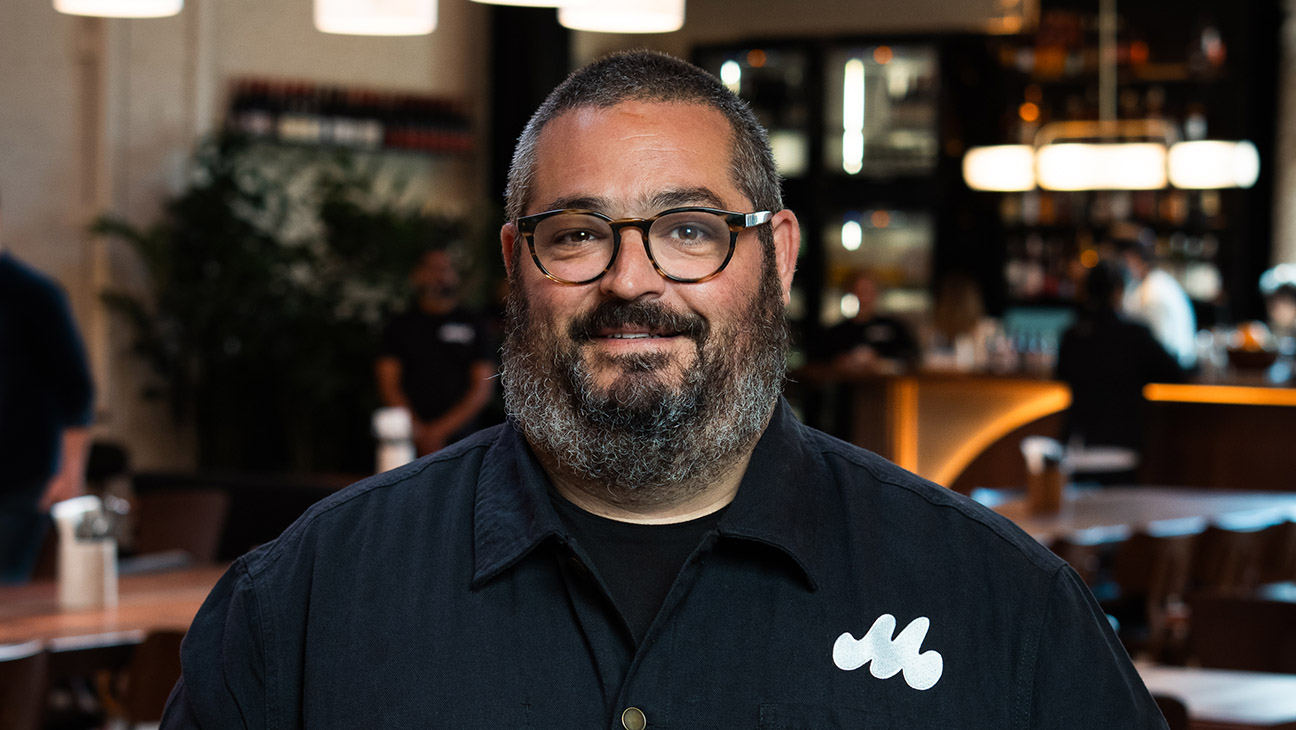 Chef Eric Greenspan at Mish Deli.