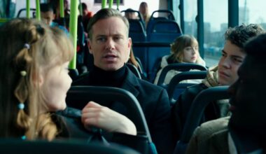 Armie Hammer explains the importance of bus tickets to some teenagers.