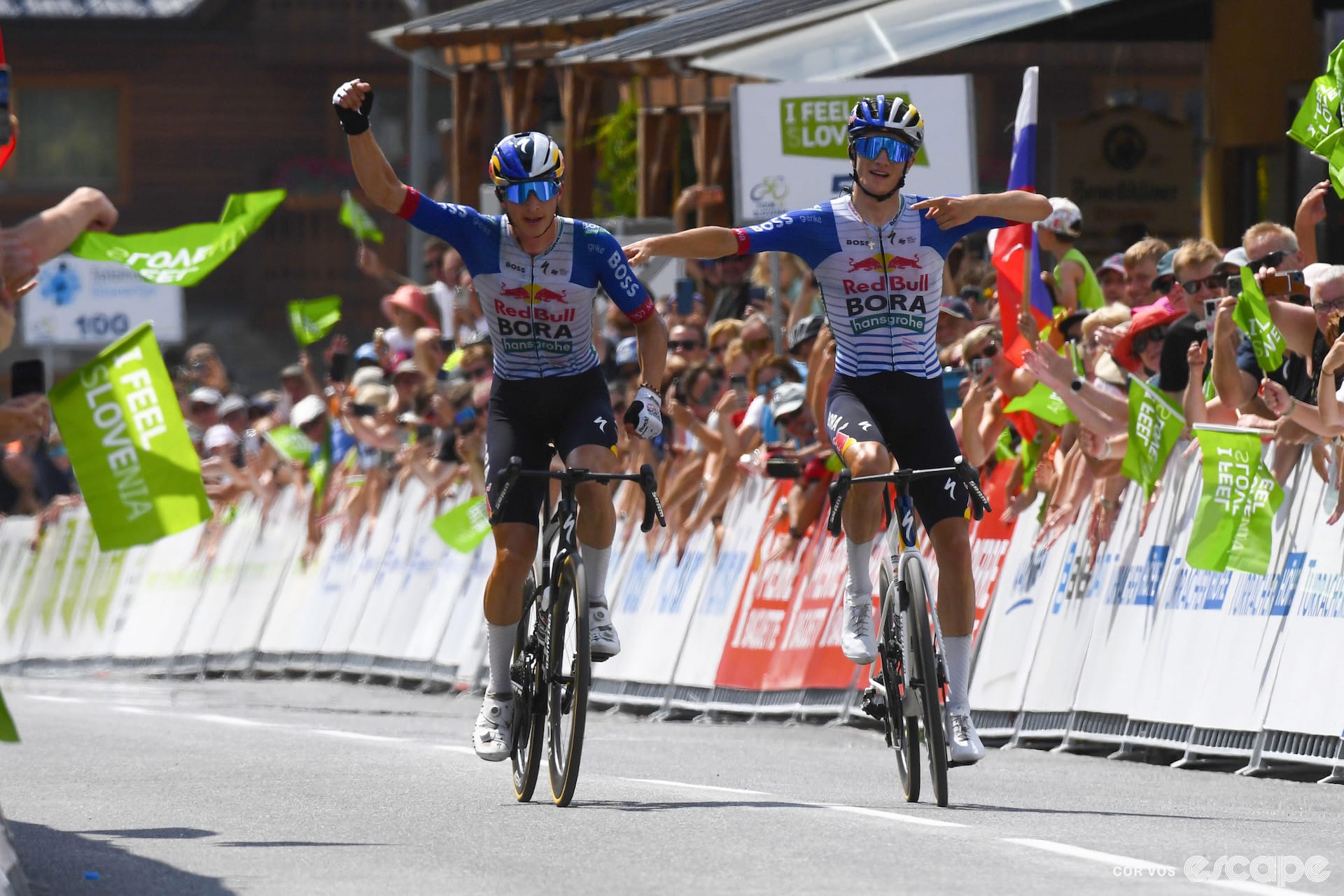 Lipowitz takes first win in two years at key pre-Tour test – despite nervous descent