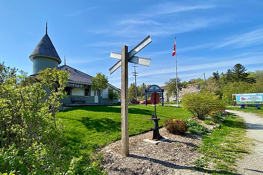 Craigleith Train Station on the Georgian Trail Image credit Bryan Dearsley