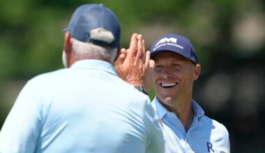 Darren Clarke, Ben Crane hold three-shot lead after Round 2 at American Family Insurance Championship