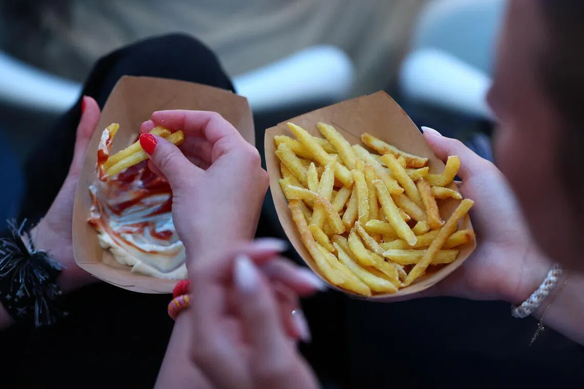 Fried foods including fried chicken, French fries and doughnuts ranked third on the list.