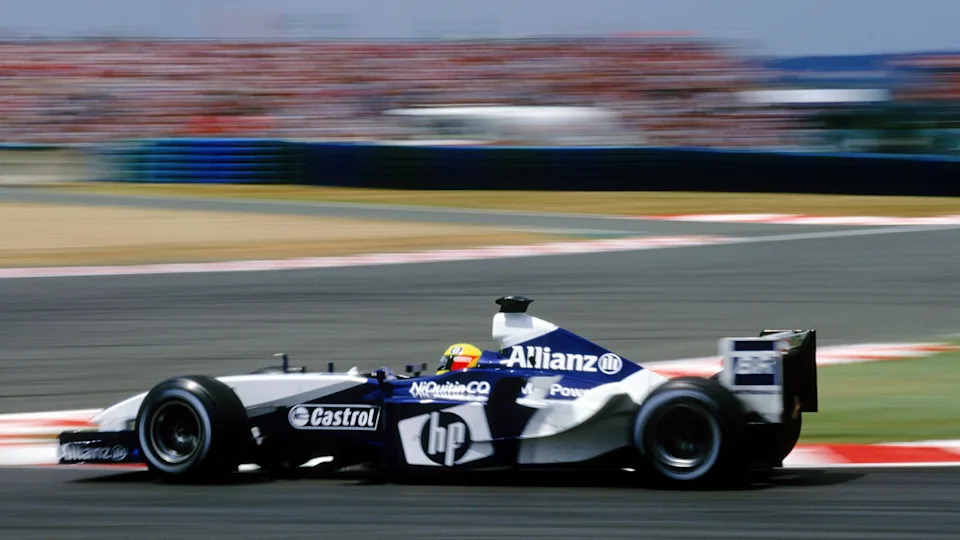 BMW-Williams driver Ralf Schumacher of Germany in action during the French Formula One Grand Prix held on July 6, 2003 at the Circuit de Nevers Magny-Cours in Nevers, France.