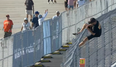 Fan Arrested by NCIS For Scaling Fence and Breaking onto NASCAR Track