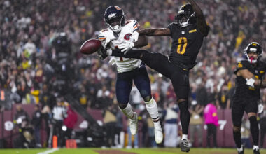 Sharp: 2025 Bears Near Top of NFL in Receiver Errors Leading to Incompletions