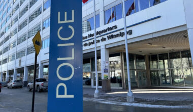 Four people charged after car smashed with rocks, Winnipeg store damaged and robbed