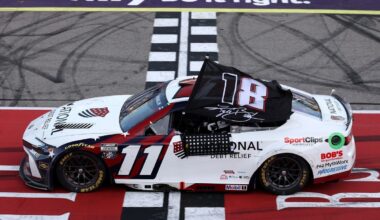 Denny Hamlin wanted to honor Kyle Busch's full history with Michigan flag